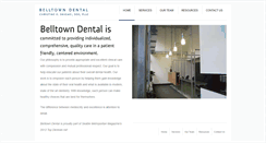 Desktop Screenshot of belltowndental.com